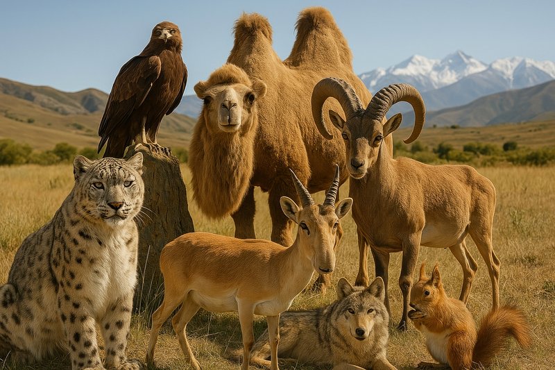 Wildlife harmony in nature