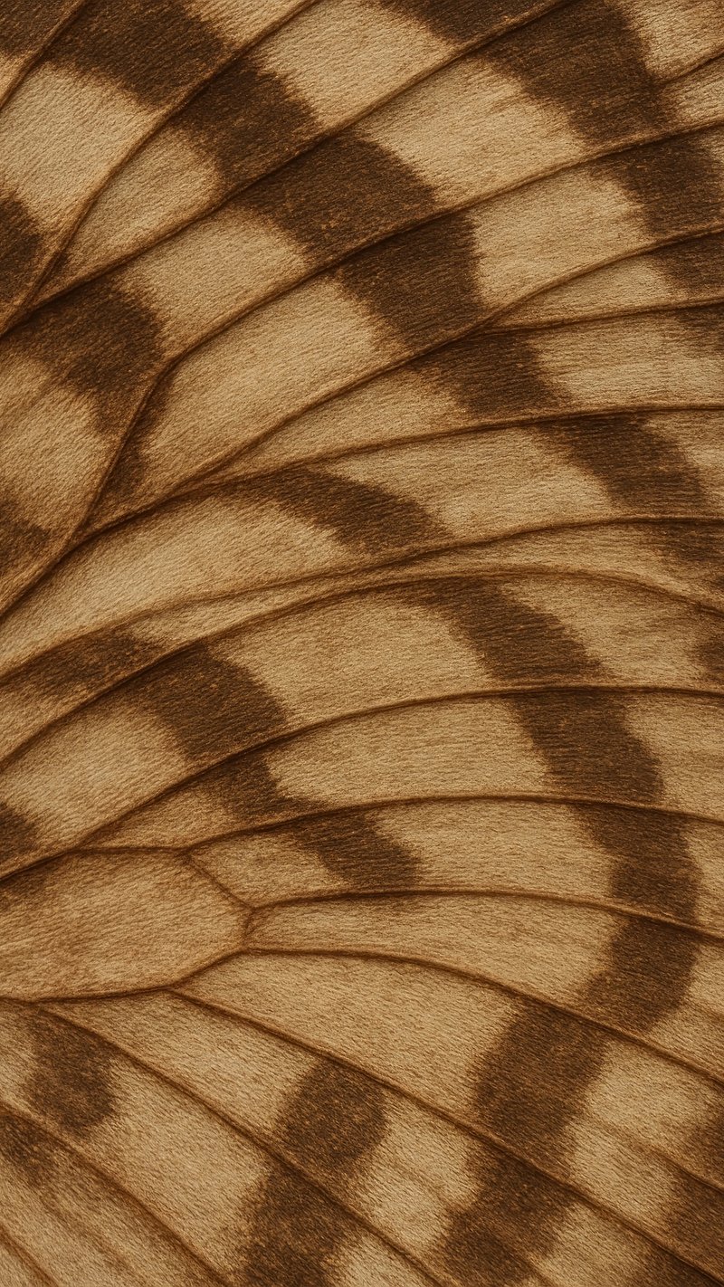 Intricate butterfly wing pattern