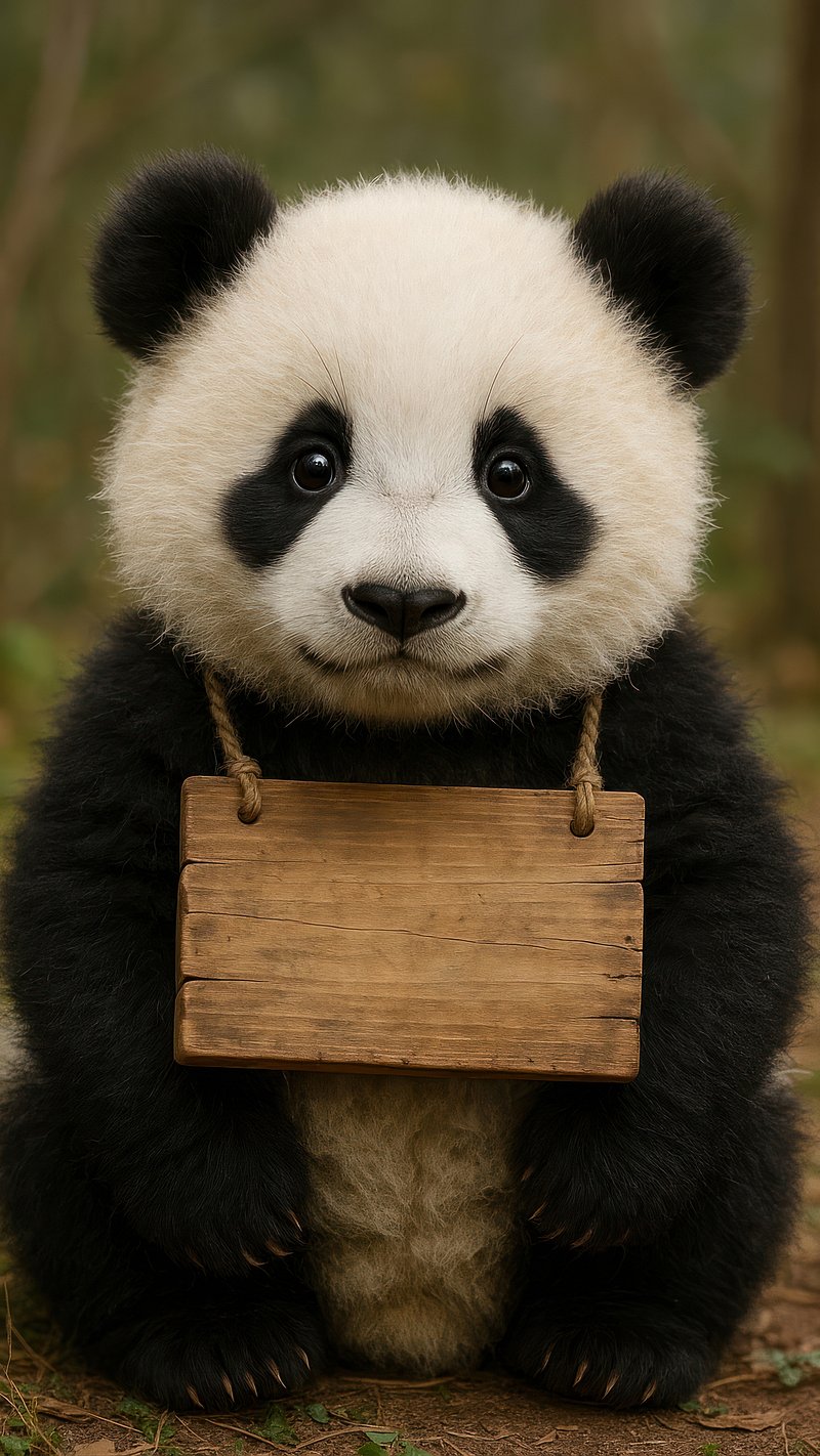 Cute Baby Pandas Photos Images | Free Photos, PNG Stickers, Wallpapers \u0026  Backgrounds - rawpixel, image size:800x1422