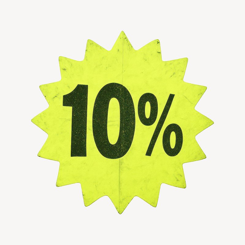 Bright discount starburst badge