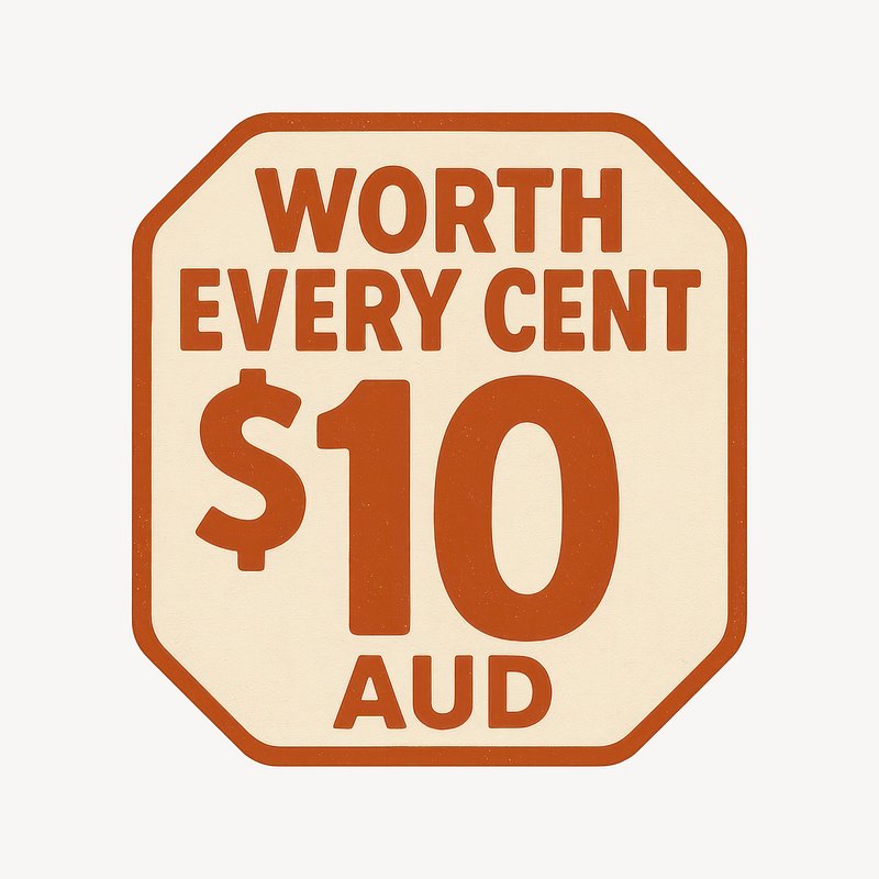 Vintage price tag illustration