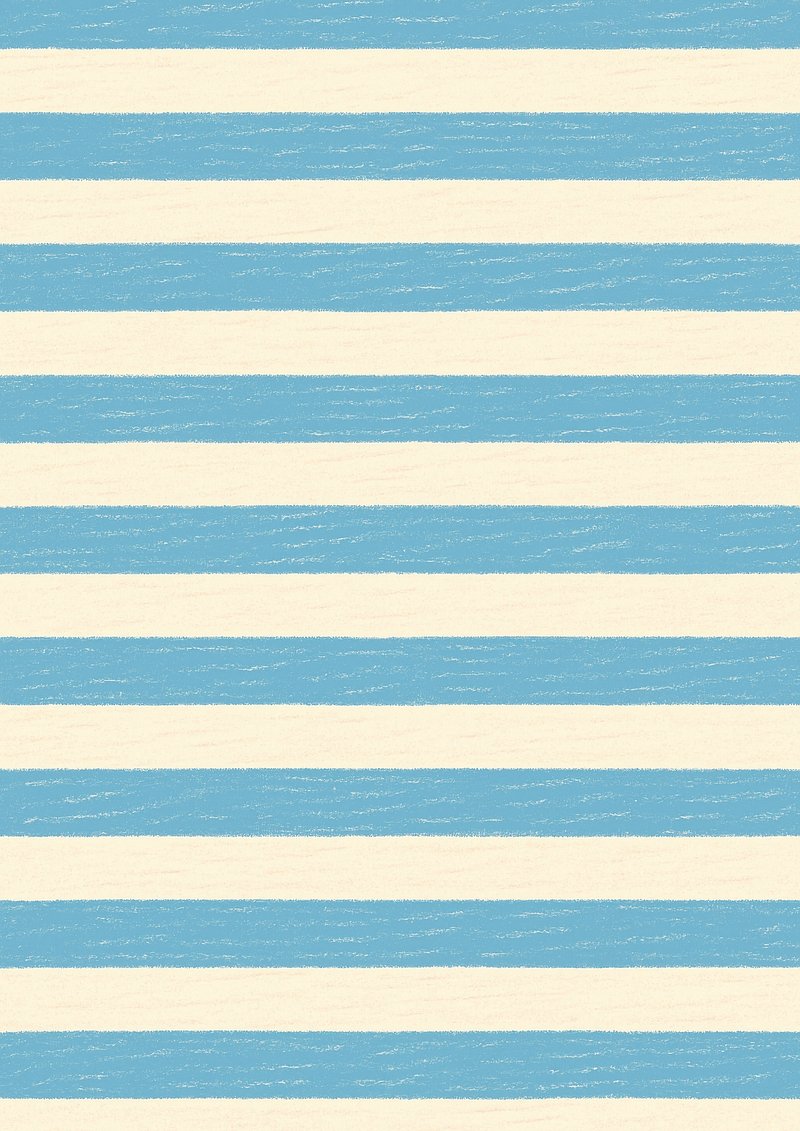 Blue cream striped pattern