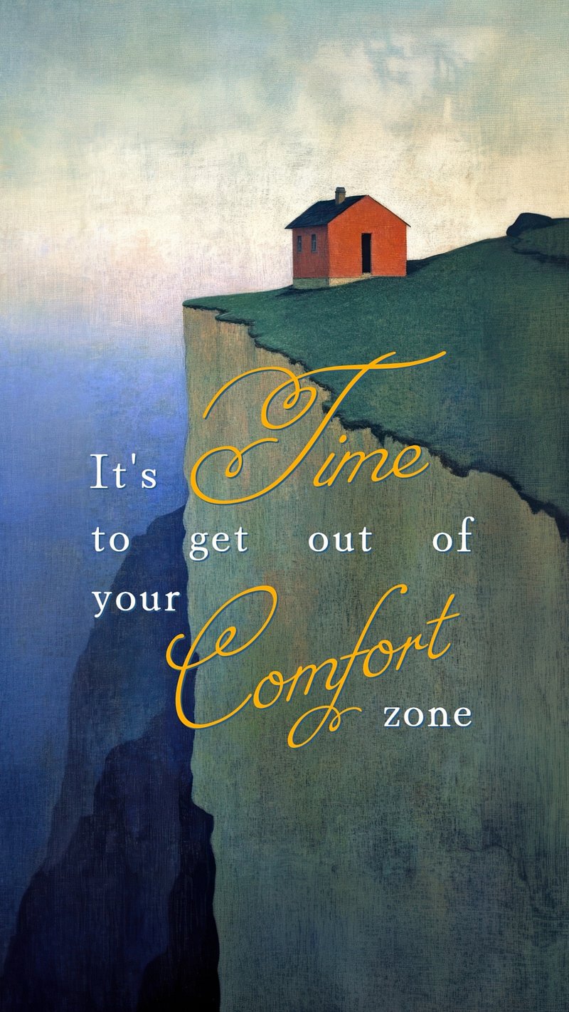 It's time to get out of your comfort zone, creative template design