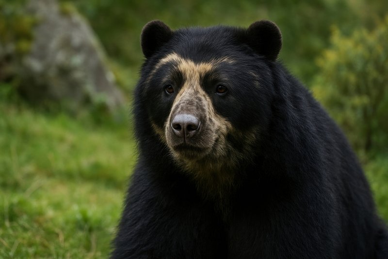 Majestic bear in natural habitat.