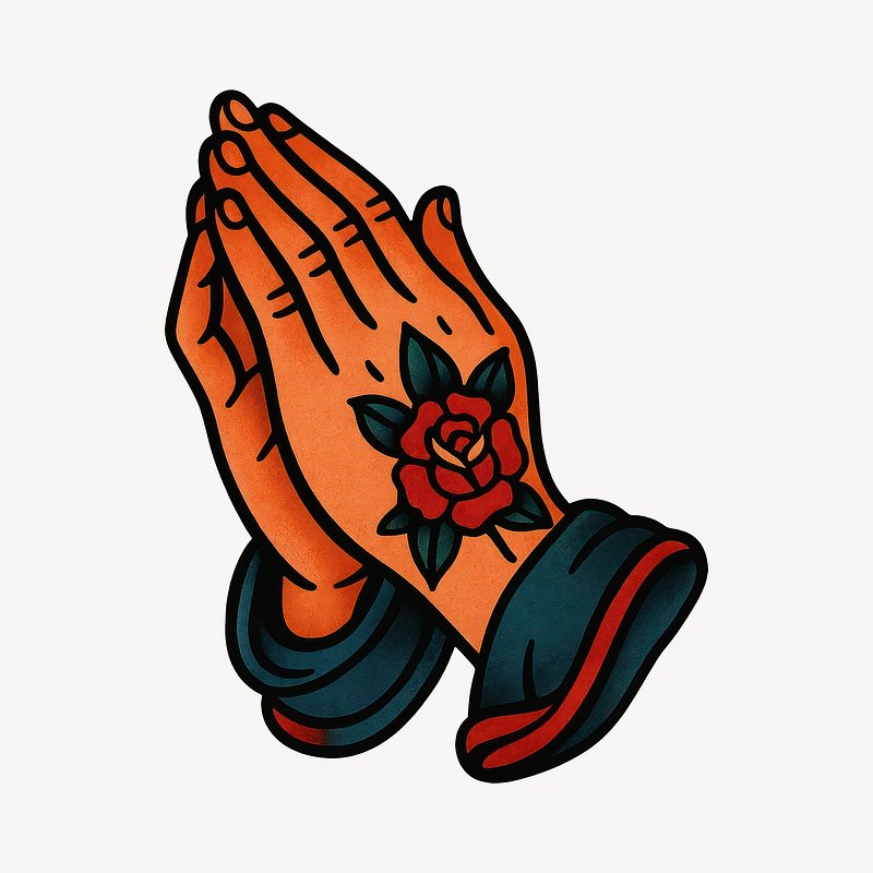 Praying Hands Tattoo Images | Free Photos, PNG Stickers