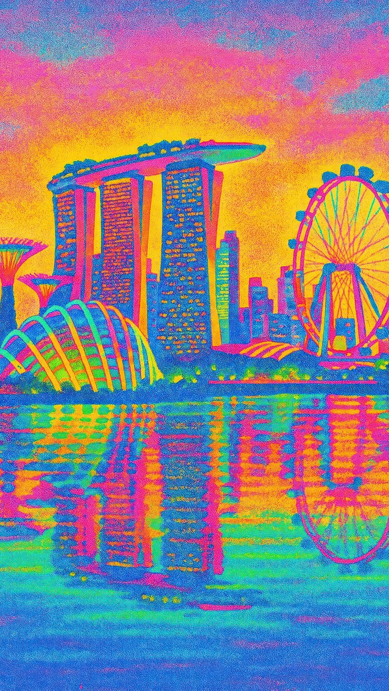 Singapore+by+night Mobile Wallpaper Images | Free Photos, PNG Stickers ...