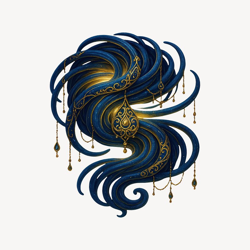 Hair+swirls Art Images | Free Photos, PNG Stickers, Wallpapers