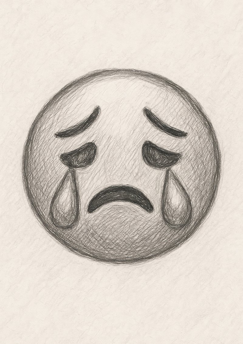 Sad pencil sketch art mobile | Free Photo Illustration - rawpixel, image size:800x1131