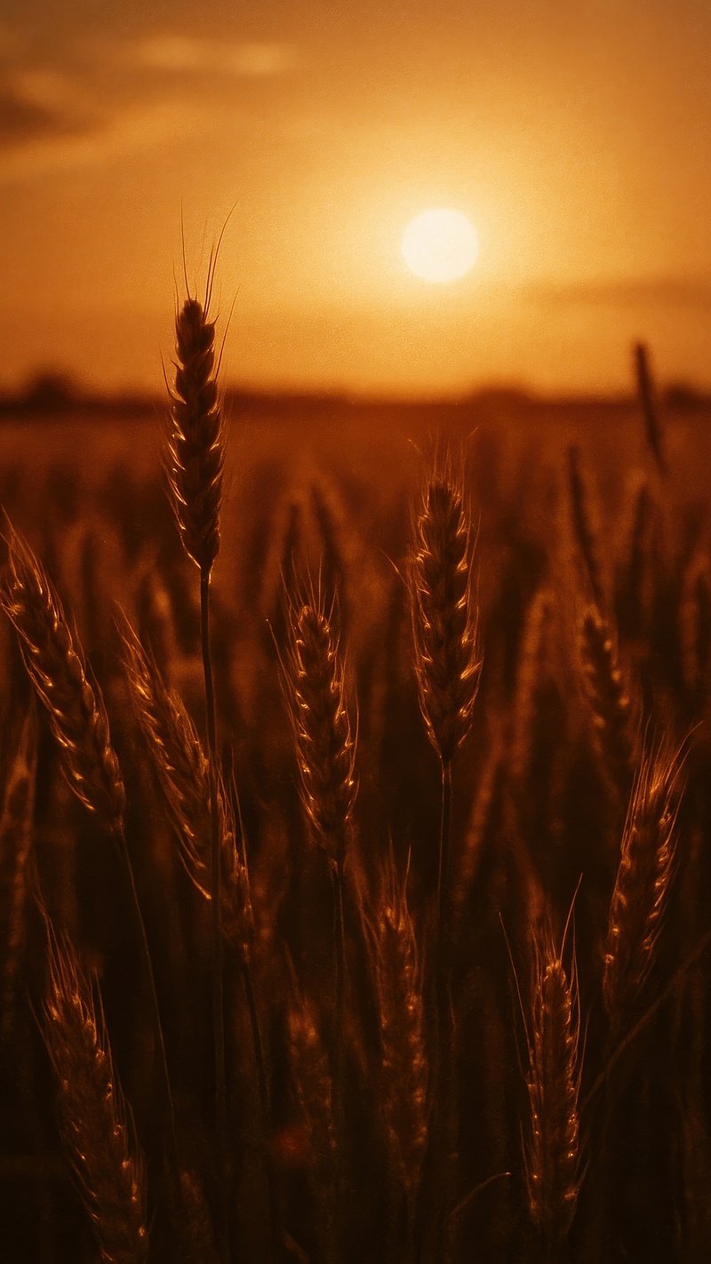 From Wheat Fields in Wallpaper Wizard — HD Desktop Background With close up  photograph of golden wheat, image size:800x1422