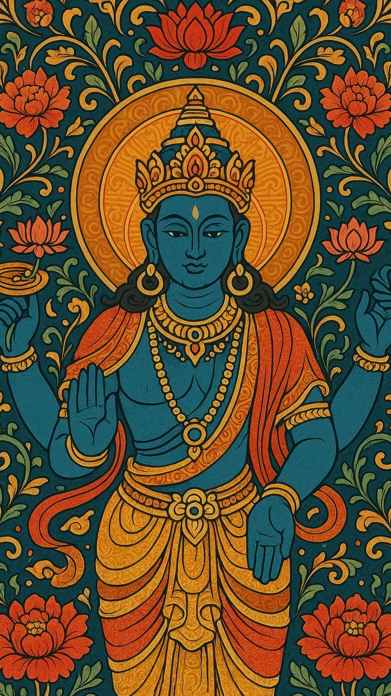 Hindu Patterns Style Design Mobile Wallpaper Images | Free Photos, PNG ...