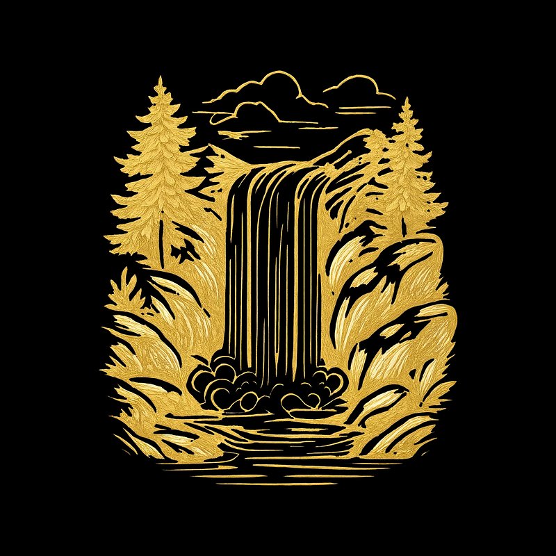 Black Waterfall PNG Images | Free Photos, PNG Stickers, Wallpapers ...