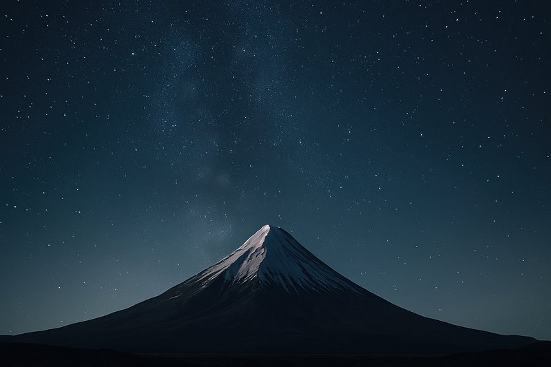 Silhouette Of A Mountain Peak Sky Wallpaper Images | Free Photos, PNG ...