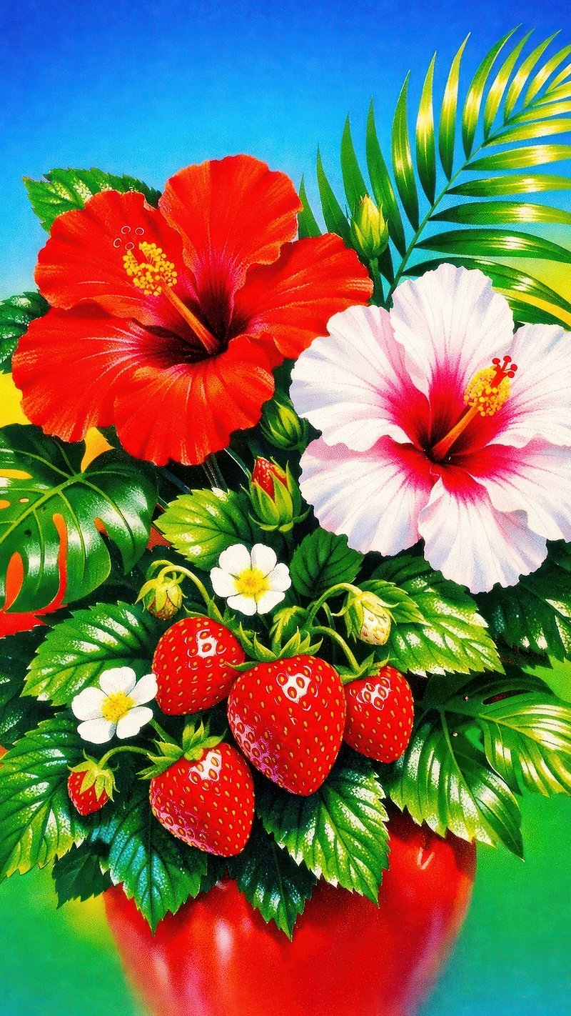 Red Kalanchoe , It Is Blooming And Beautiful Tropical Flower In Garden. It  Is Suitable For Wallpaper. ( Flaming Katy ) Stock Photo, Picture and  Royalty Free Image. Image 93472095., image size:800x1422