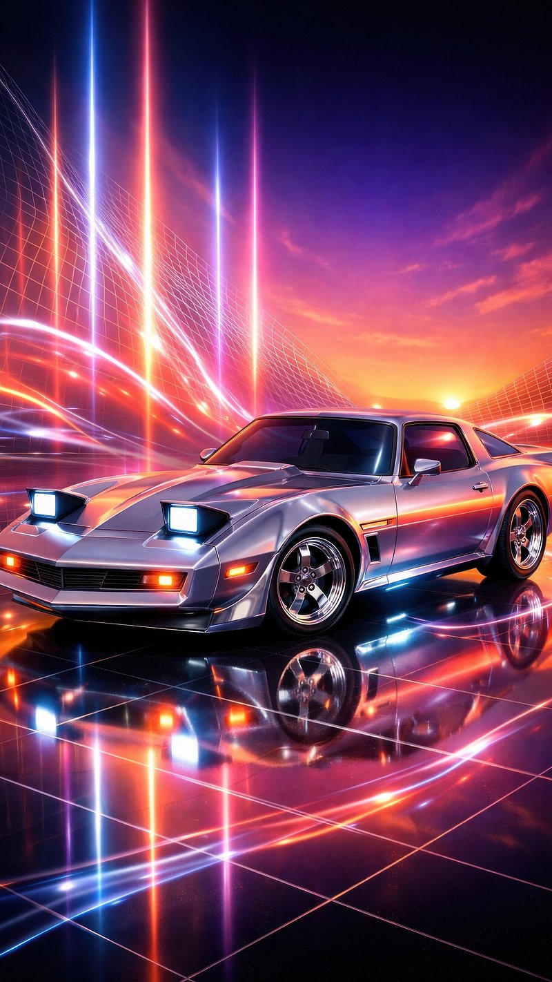 Wallpaper+retro+wave Sunset Images | Free Photos, PNG Stickers ...