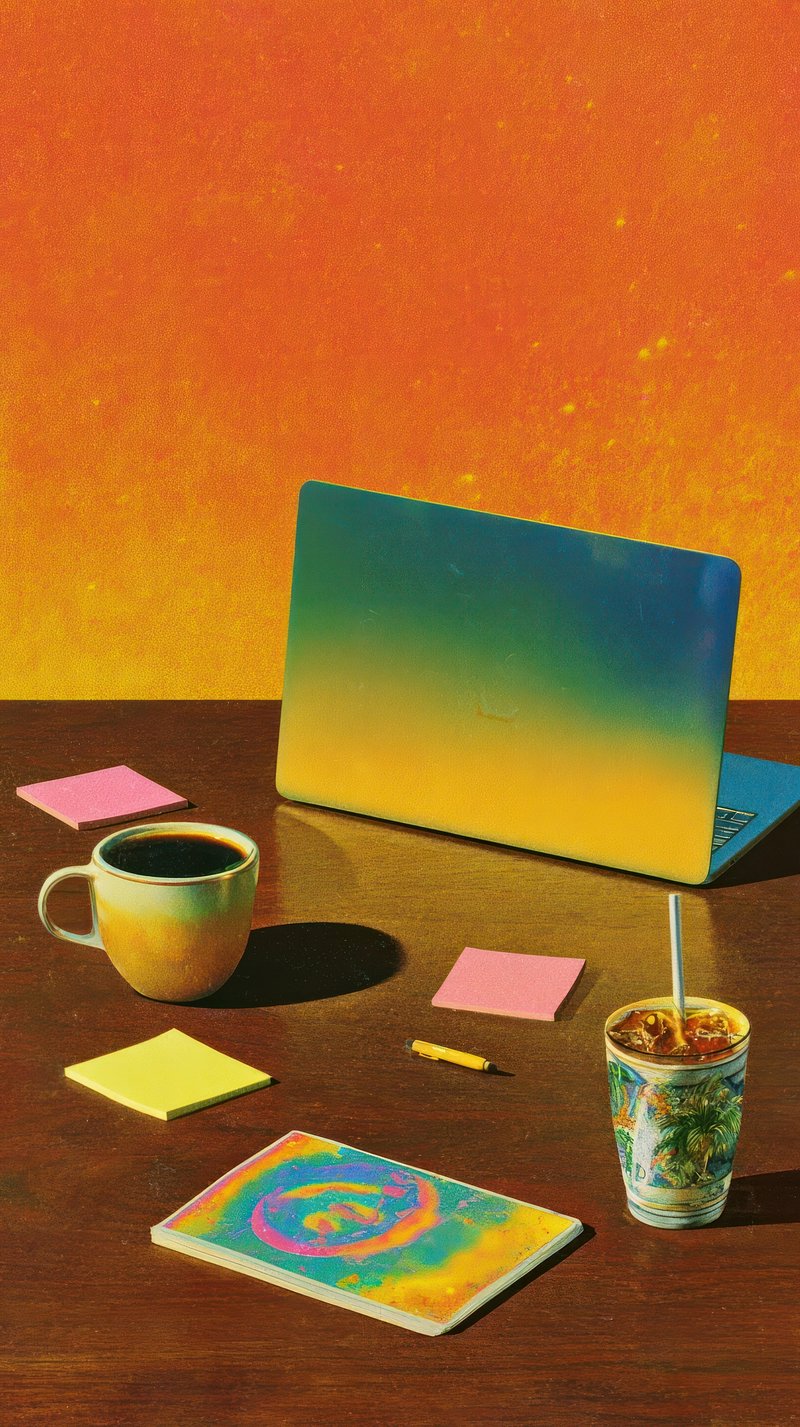 Notebook Mobile Wallpaper Background Wallpapers | Download Free on rawpixel