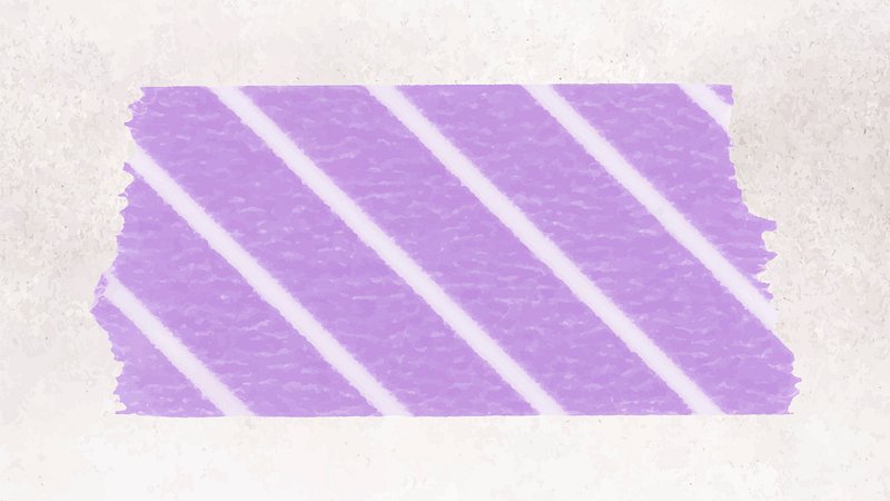 Pink washi tape sticker, striped