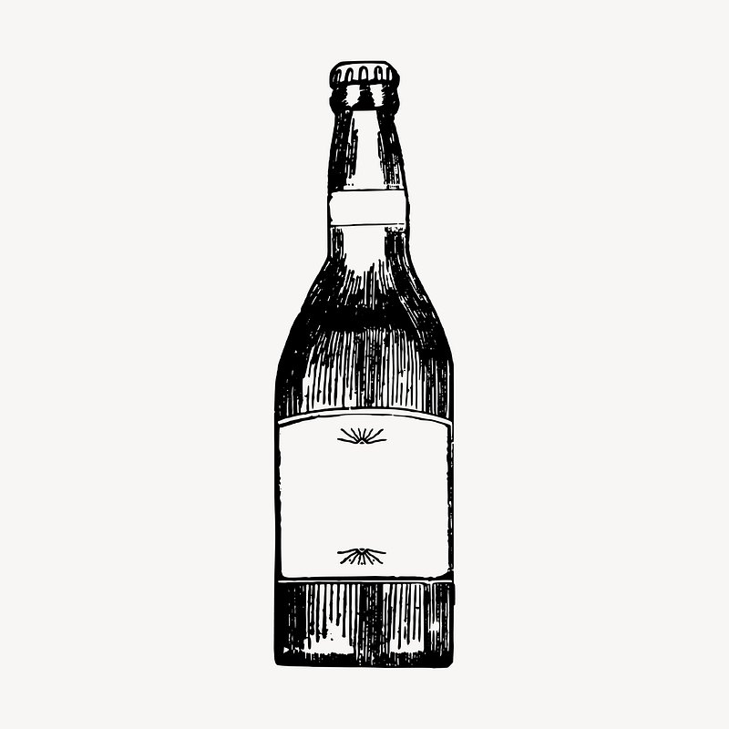 Water Bottle Drawing, Beer, Beer Bottle, Beer Glasses, Glass Bottle, Craft  Beer, Drink, Wine Bottle transparent background PNG clipart | HiClipart