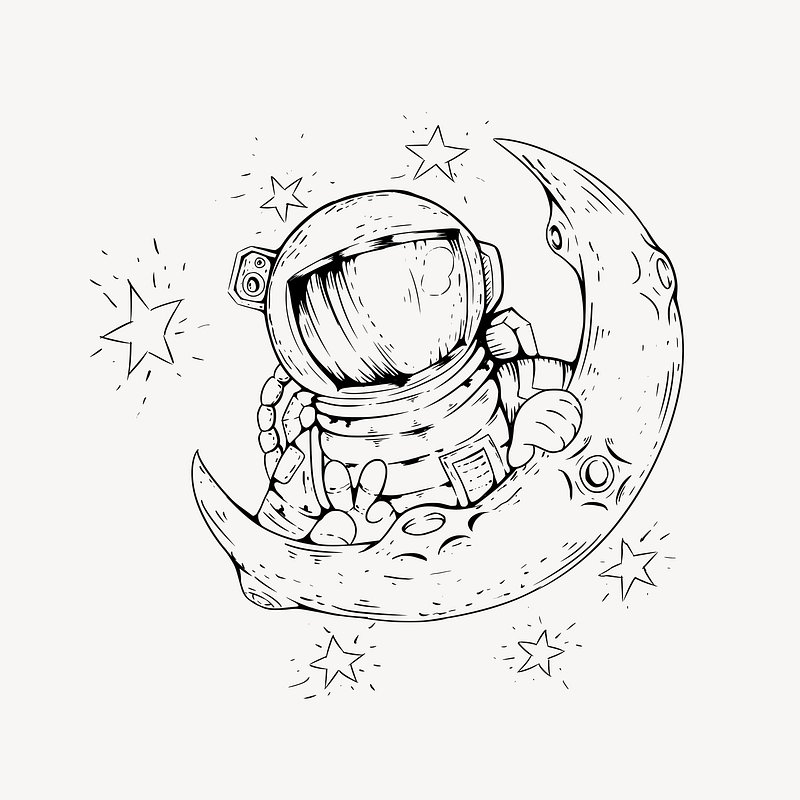 Drawing Moon Sketch moon pencil hand Drawn png  PNGEgg