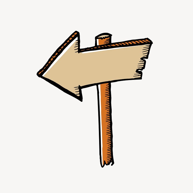 direction signpost clipart