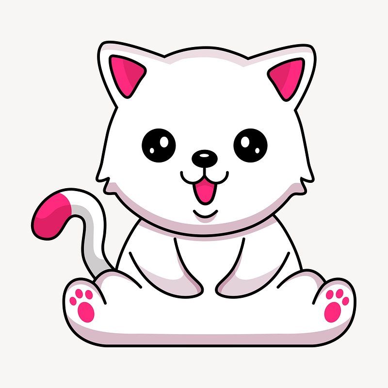 Cat Cute Face Cartoon Vector, Cat, Cartoon, Cat Face Icon PNG and