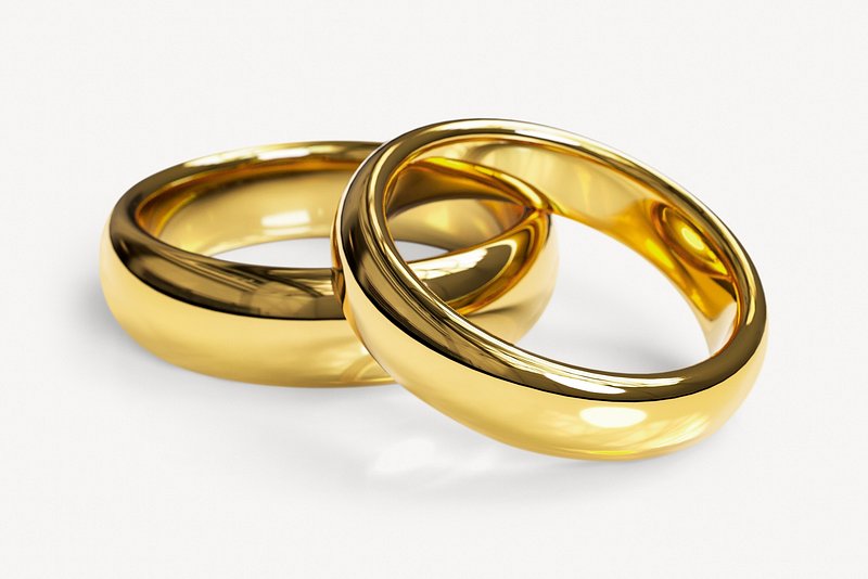 Free Vectors - Engagement Invitation Card Design With Rings. | FreePixel.com