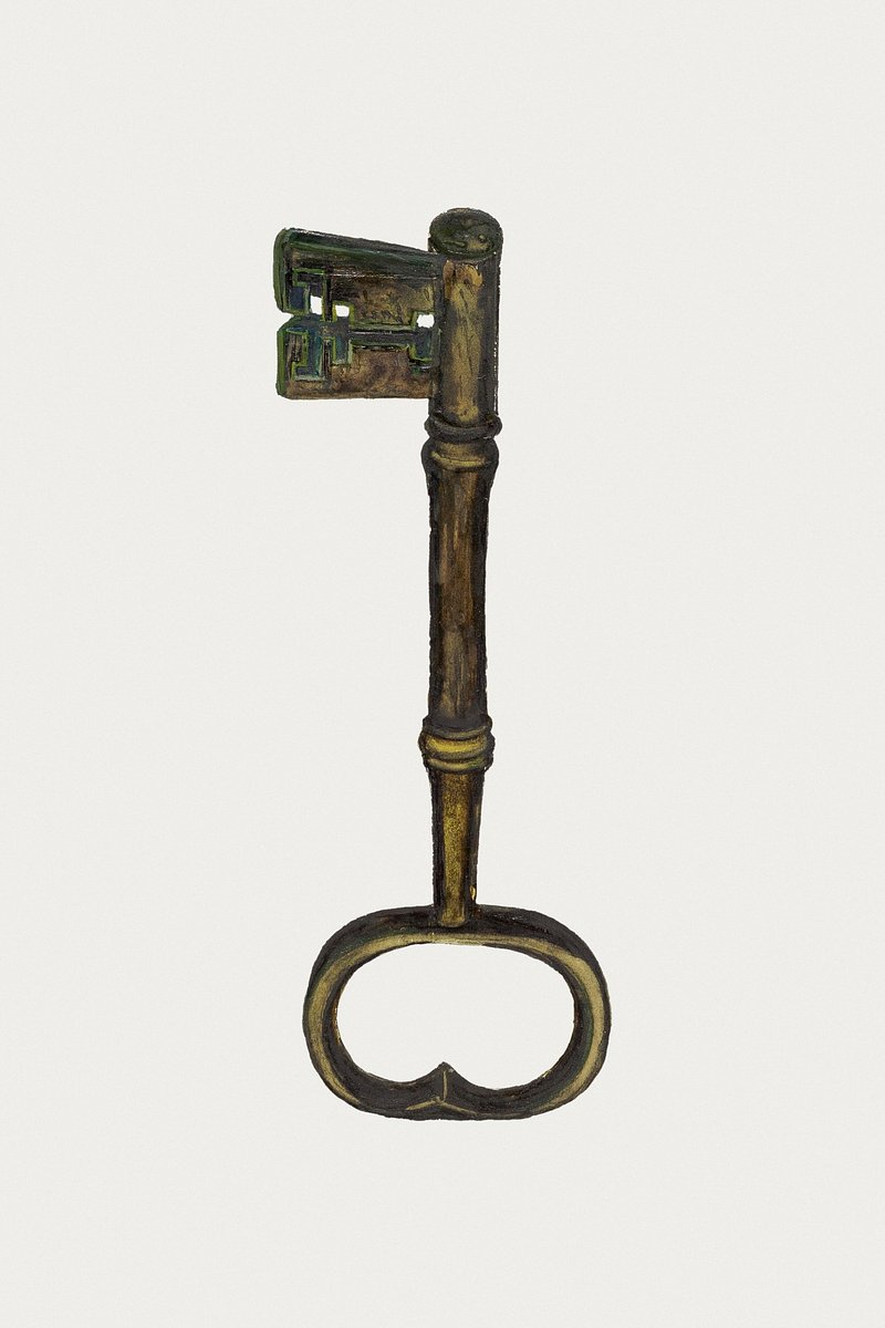 Vintage key png illustration, remixed | Premium PNG Sticker - rawpixel, image size:800x1200