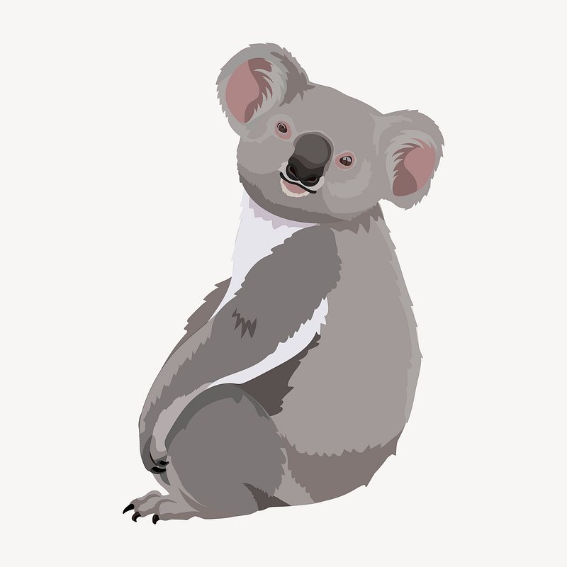 cute koala clip art