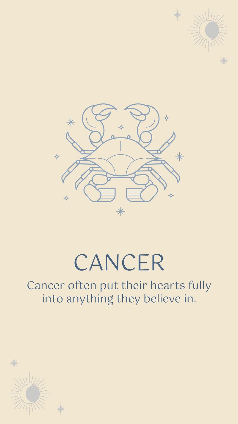 Molang Zodiac  Wallpaper Mobile Cancer