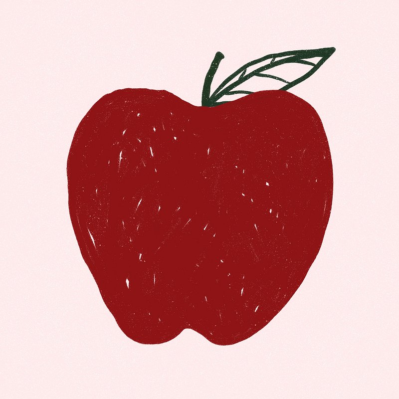Apple Fruit Cute Drawing Cartoon Children Stock Illustration 1425352982 |  Shutterstock