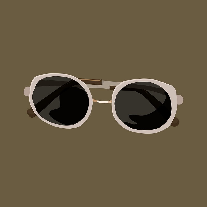 Women’s sunglasses sticker, eyewear fashion | Free PSD - rawpixel