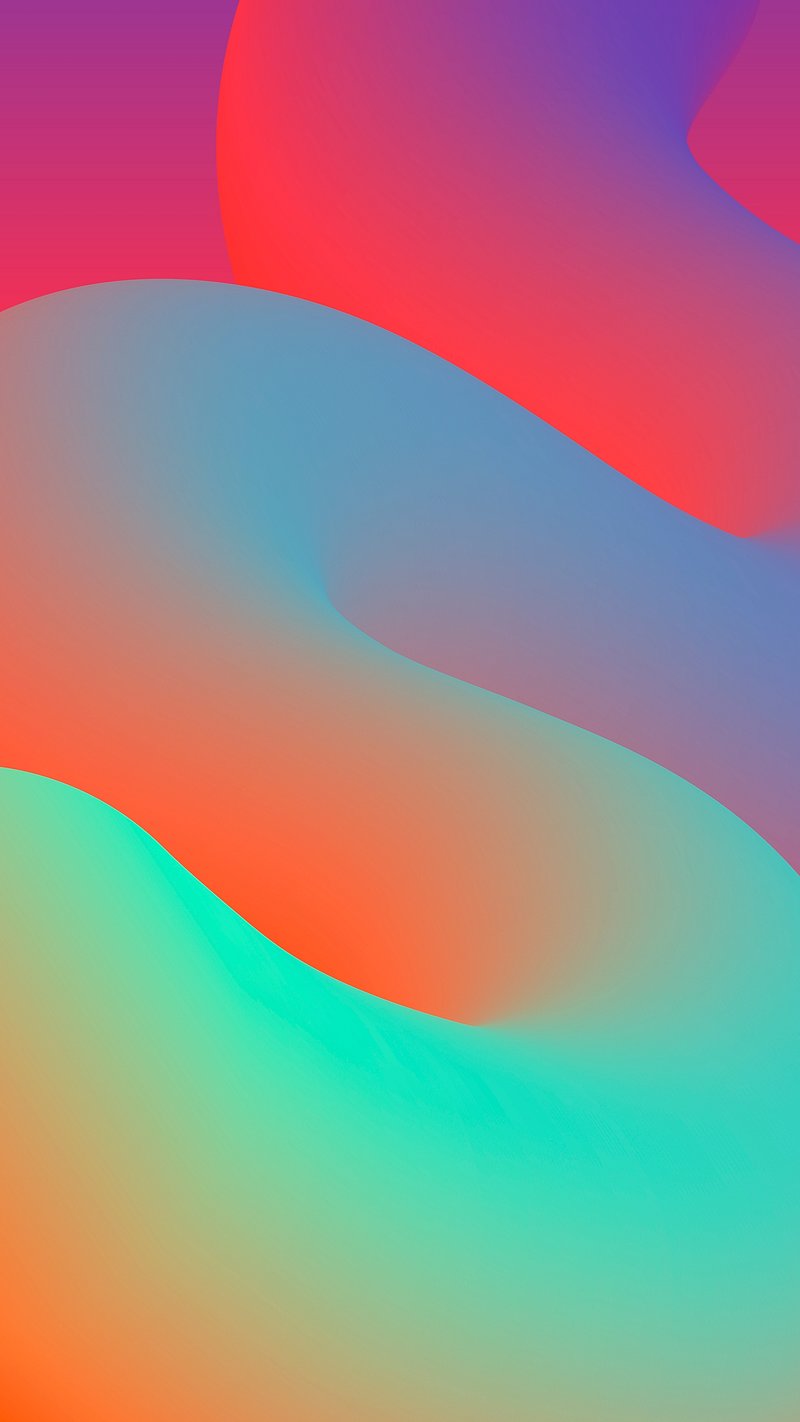 Free: Colorful abstract iPhone wallpaper, 3D