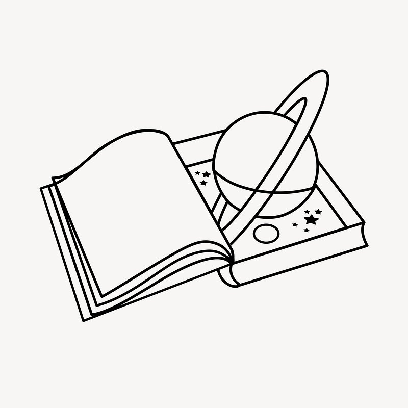 astronomy clip art book
