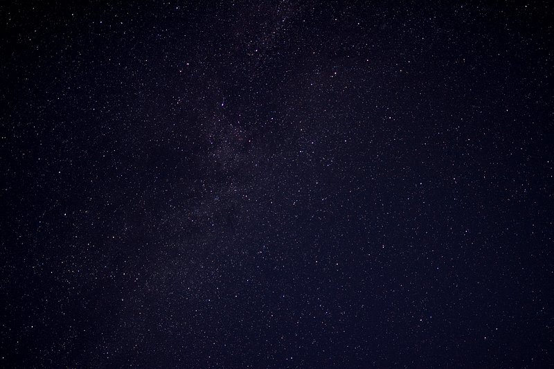 black starry sky background