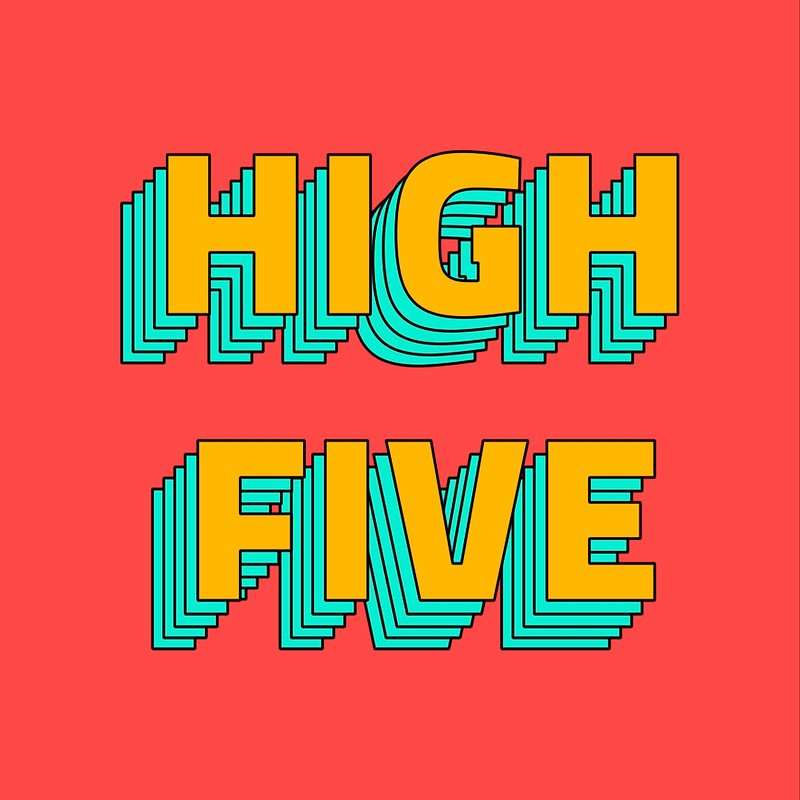 High Five Images  Free Photos, PNG Stickers, Wallpapers