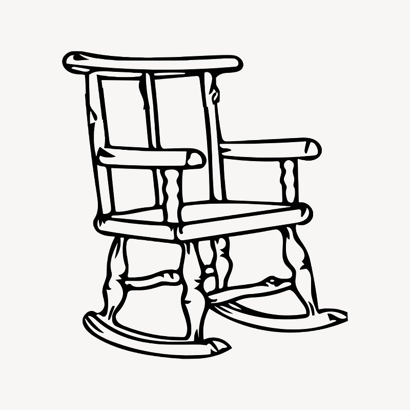 Free: Rocking chair drawing, vintage furniture | Free Photo - rawpixel -  nohat.cc