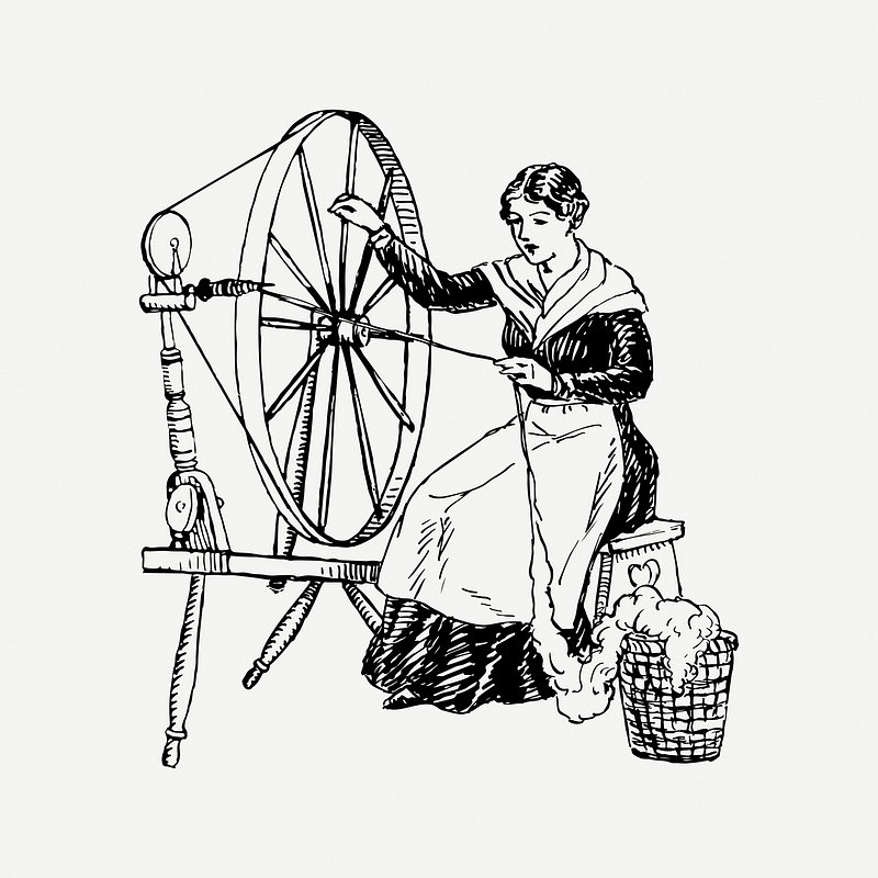 90+ Spinning Yarn Stock Illustrations, Royalty-Free Vector