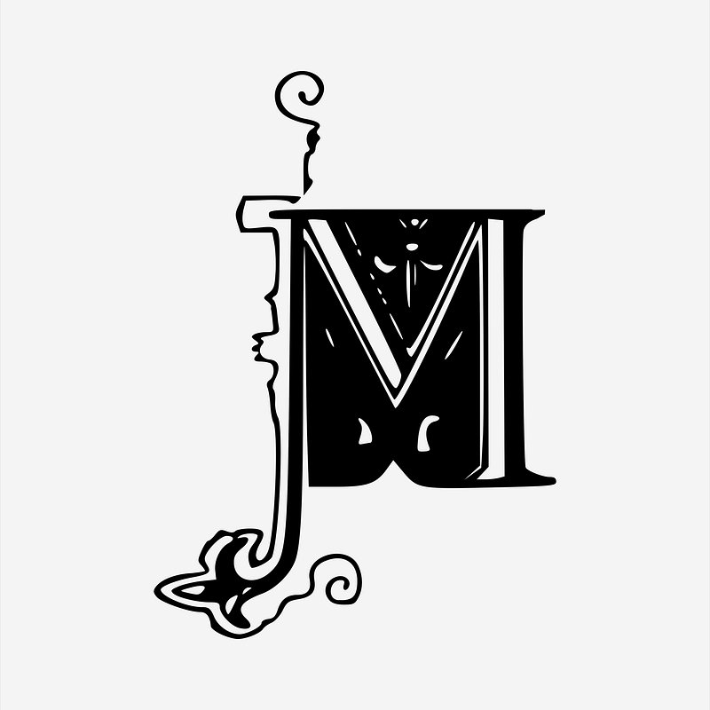 cool letter m fonts