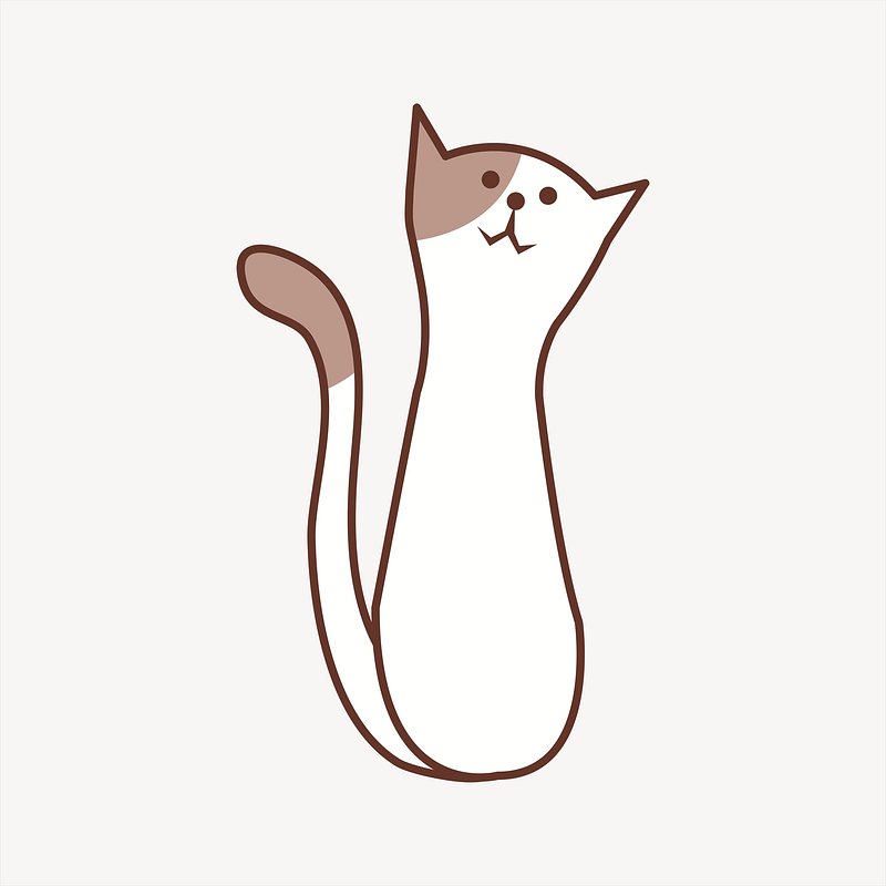 Cute cartoon drawing cat in flat style on Craiyon-saigonsouth.com.vn
