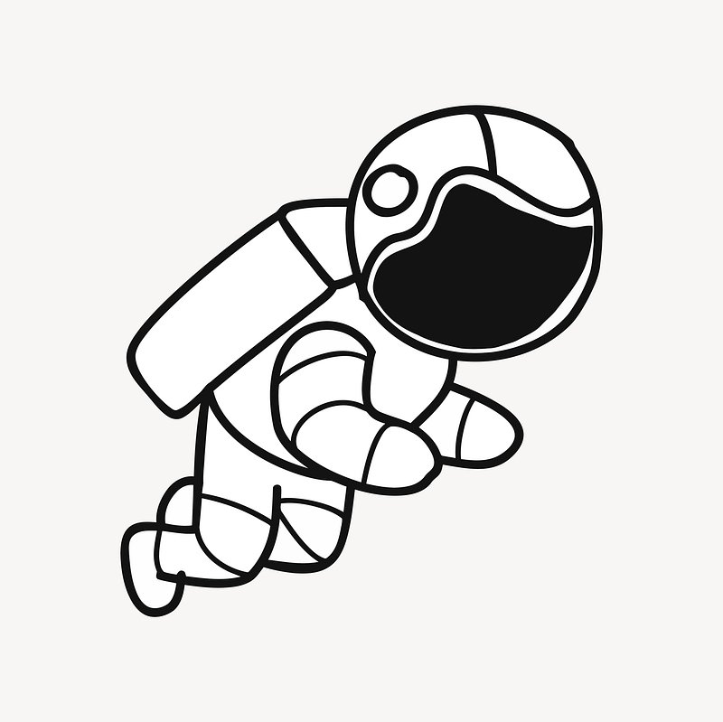 Astronaut Drawn Images | Free Photos, PNG Stickers, Wallpapers ...