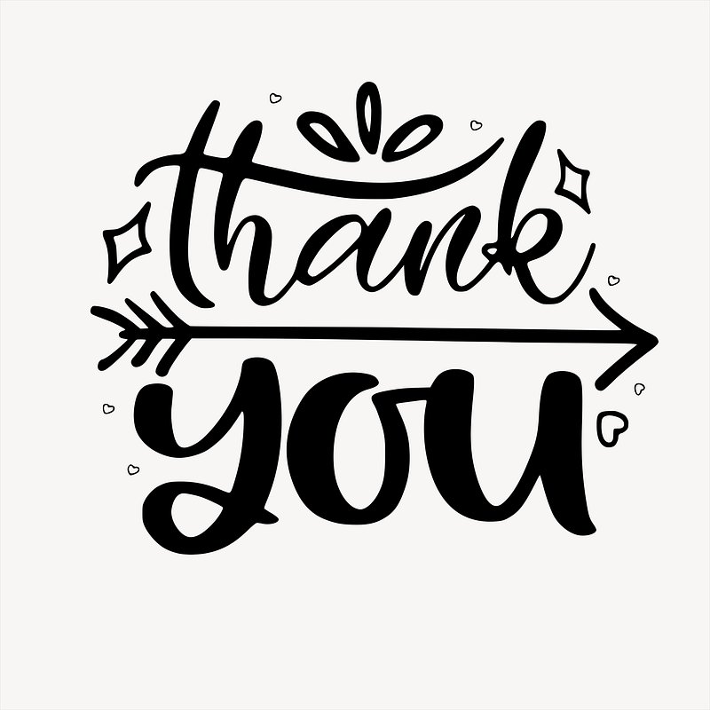 Thank You Black And White Images | Free Photos, PNG Stickers, Wallpapers &  Backgrounds - rawpixel