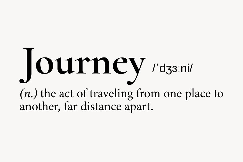 journey definition english