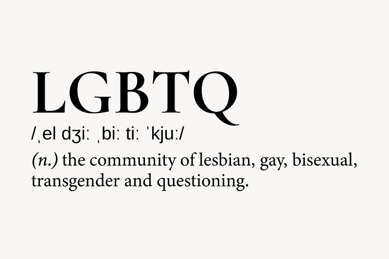 LGBTQ definition, dictionary word typography | Free Photo - rawpixel