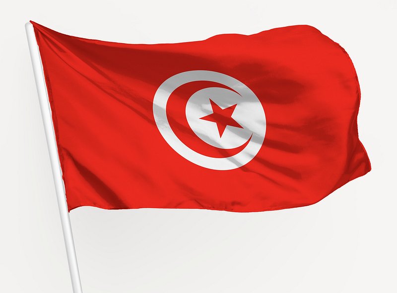 Waving Tunisia flag, national symbol | Free Photo - rawpixel