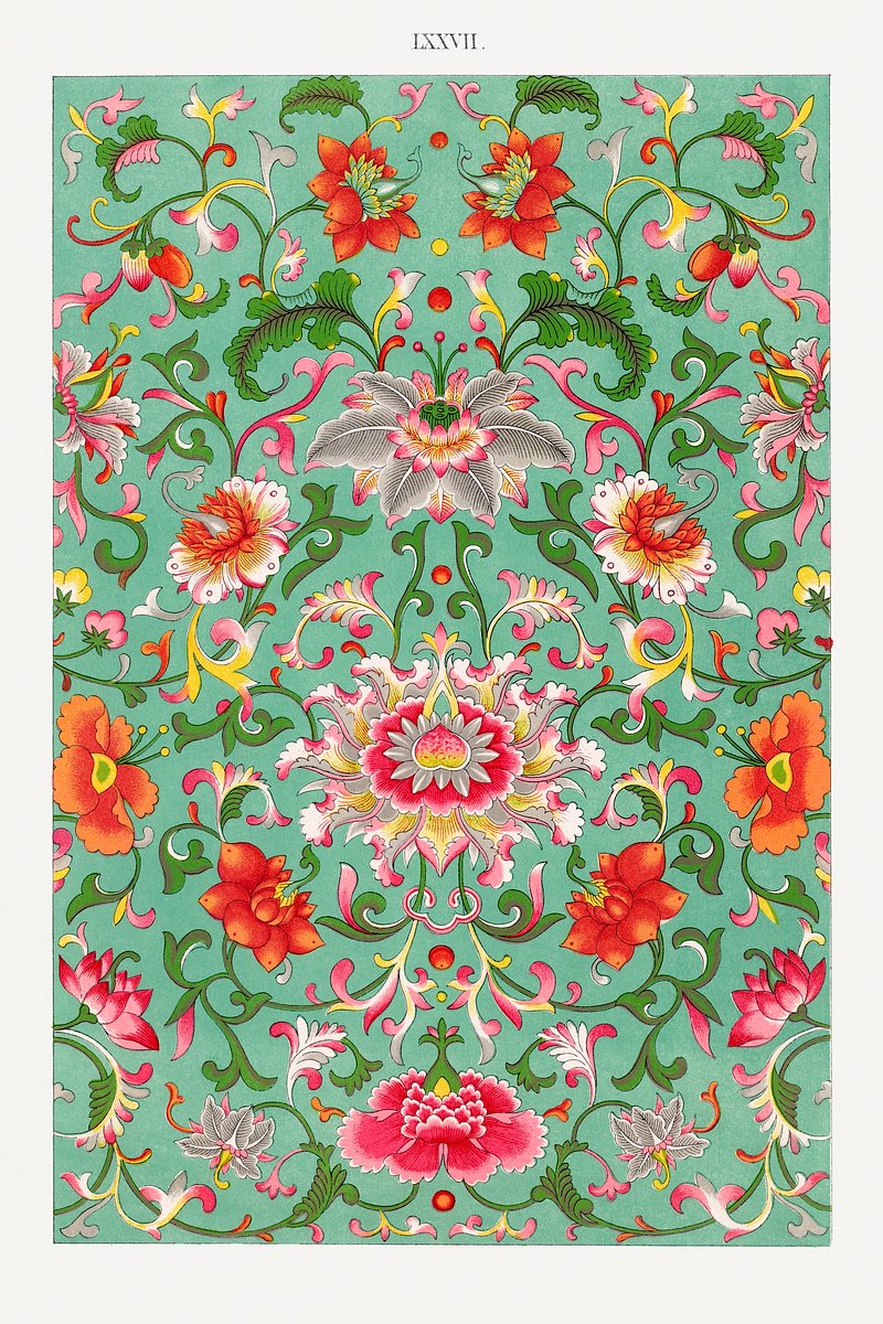 vector floral pattern background