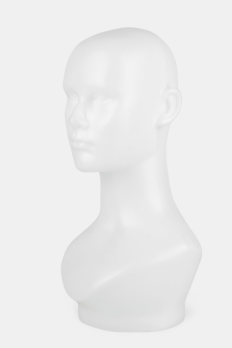 White mannequin head in profile | Premium PSD - rawpixel
