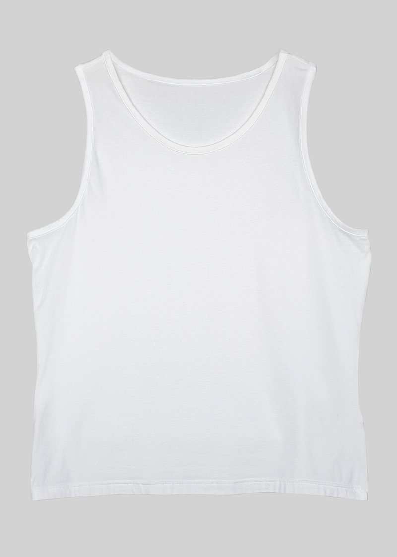 White muscle shirt streetwear fashion | Free Photo - rawpixel