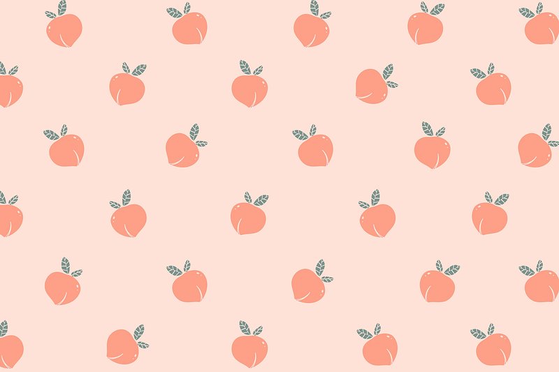 Premium Vector  Cherry hearts vector doodle seamless pattern on pink  background