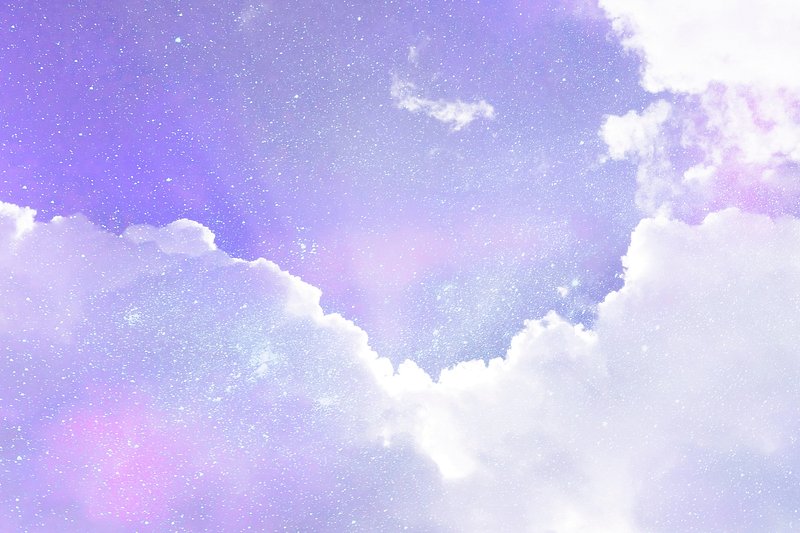 purple clouds background