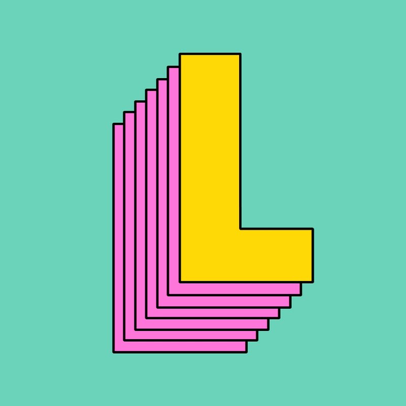animated alphabet l