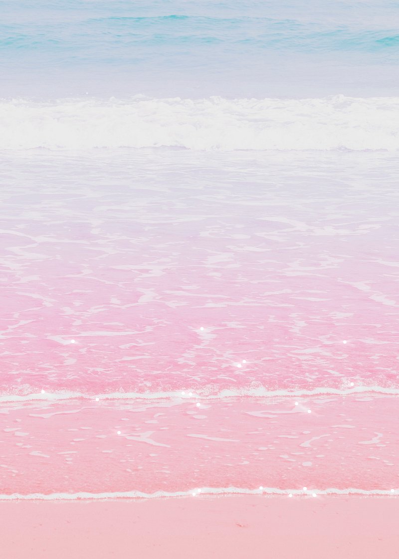 Sparkle shore waves pastel image | Free Photo - rawpixel